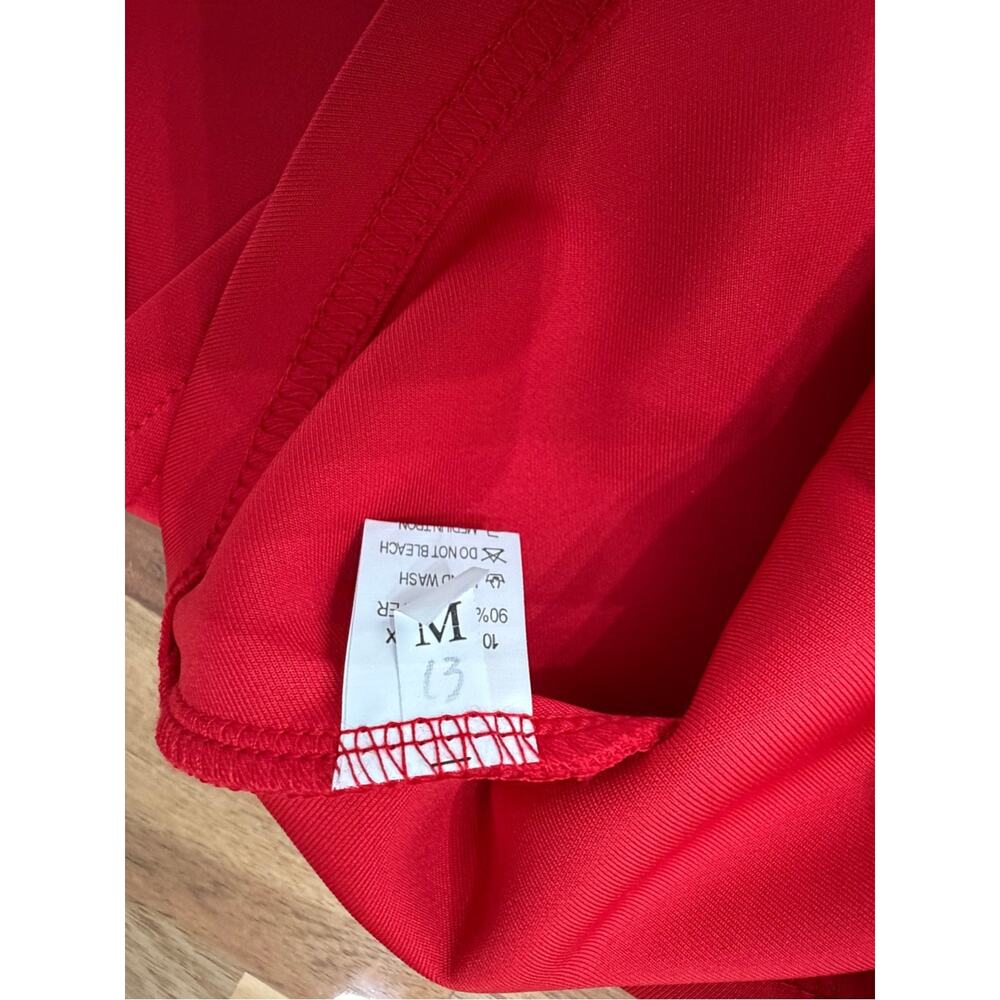 TikTok Shop Red Sleeveless Off Shoulder Bodycon Long Formal Party Evening Dress - Picture 10 of 12